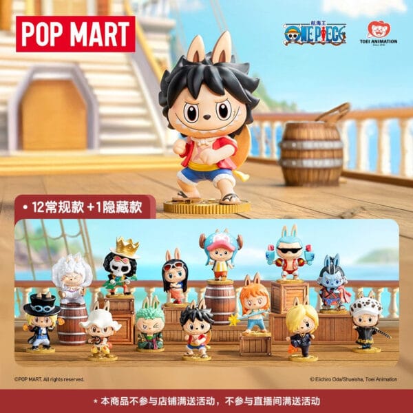 [Pre order] Pop Mart Labubu The Monsters x One Piece Series Single Blind Box - Image 2